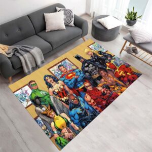 Tapis Justice League – Tous les personnages 05