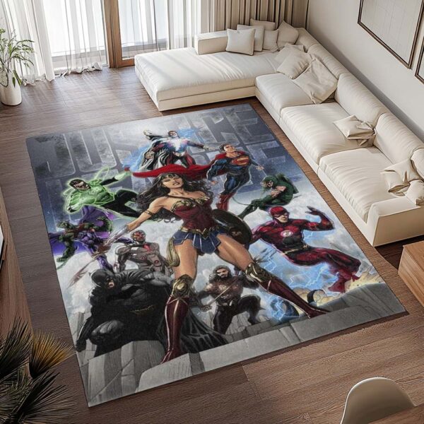 Tapis Justice League – Tous les personnages 12 – Image 2