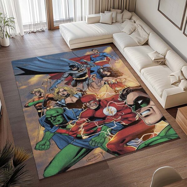 Tapis Justice League – Tous les personnages 15 – Image 2