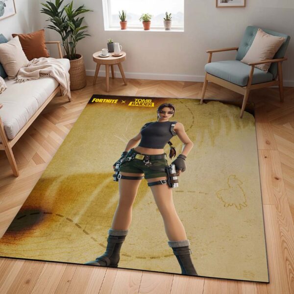 Tapis Lara Croft – Skin Tomb Raider Fortnite