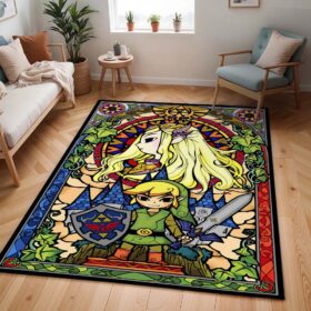 Tapis Link et la princesse Zelda – La Légende de Zelda