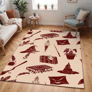 Tapis Objets magiques Harry Potter – Choixpeau et lettre de Poudlard