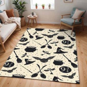 Tapis Objets magiques Harry Potter – Quai 9¾ et Vif d’or