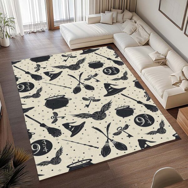 Tapis Objets magiques Harry Potter – Quai 9¾ et Vif d’or – Image 2