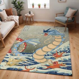 Tapis Magicarpe et Léviator Pokémon – Magikarp et Gyarados