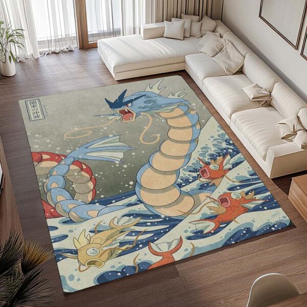 Tapis Magicarpe et Léviator Pokémon – Magikarp et Gyarados – Image 2