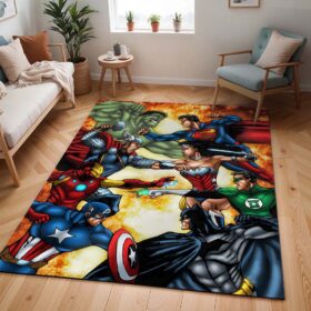 Tapis Marvel et DC Comics