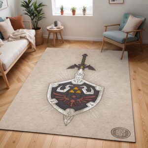 Tapis Épée de légende et Bouclier d’Hylia – Zelda