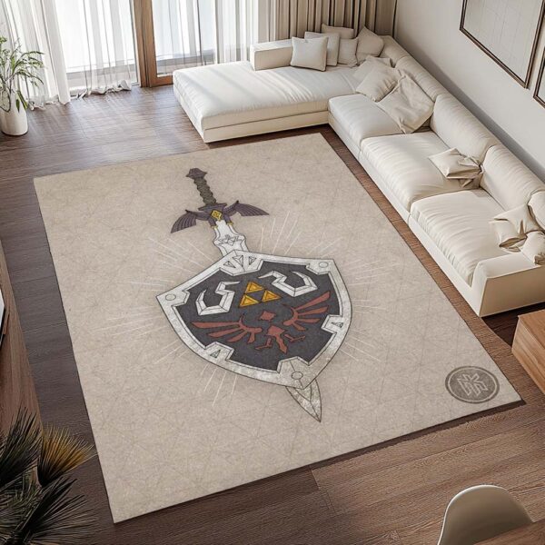 Tapis Épée de légende et Bouclier d’Hylia – Zelda – Image 2