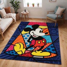 Tapis Mickey – Style Romero Britto