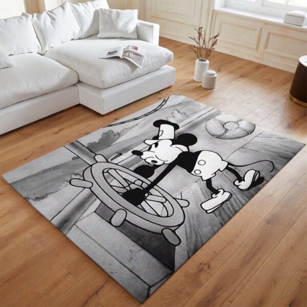 Tapis Mickey Mouse – Sur un bateau – Image 2