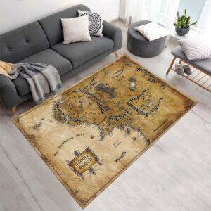 Tapis Carte de la Terre du Milieu – Le Seigneur des Anneaux