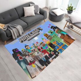 Tapis Tous les personnages Minecraft – Amis dans le jeu 2