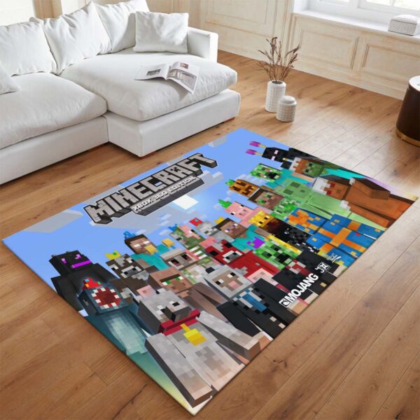 Tapis Tous les personnages Minecraft – Amis dans le jeu 2 – Image 2