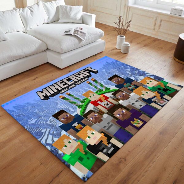 Tapis Tous les personnages Minecraft – Amis dans le jeu – Image 2