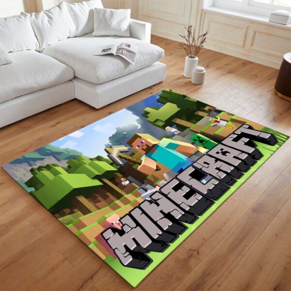 Tapis Minecraft et le personnage principal Steve – Image 2