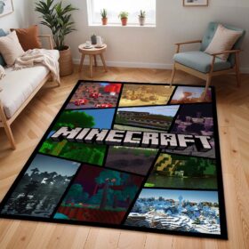 Tapis Minecraft – Biomes : Plaines, Toundra, Nether