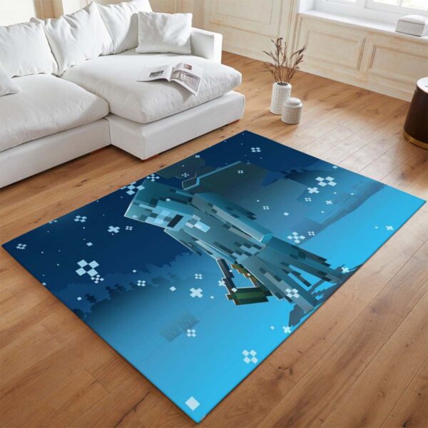 Tapis Minecraft – Personnage dans le biome de la toundra – Image 2