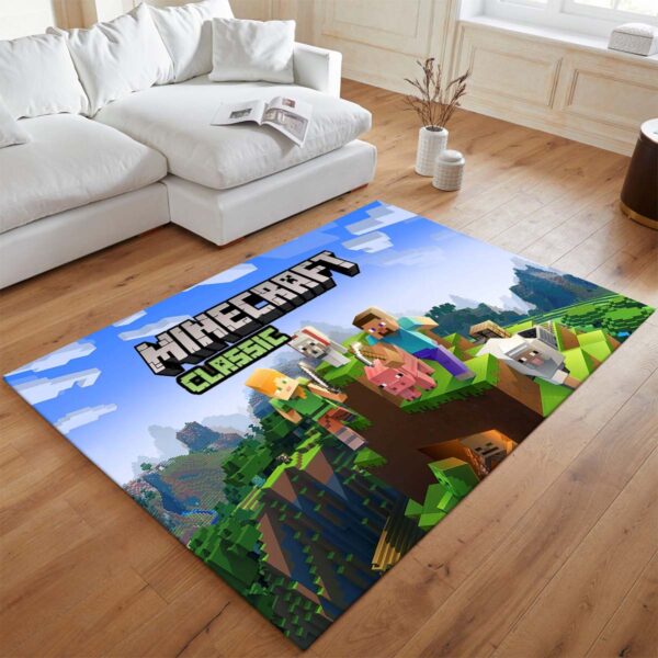 Tapis Minecraft classique – Tous les personnages Steve, Alex et amis – Image 2
