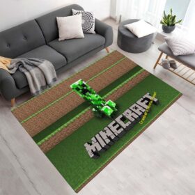 Tapis Minecraft classique – Creeper mécontent