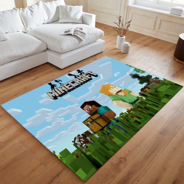 Tapis Minecraft classique – Steve et Alex – Image 2