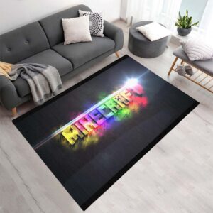 Tapis Minecraft coloré