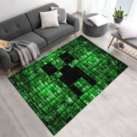 Tapis Minecraft – Visage de Creeper 2