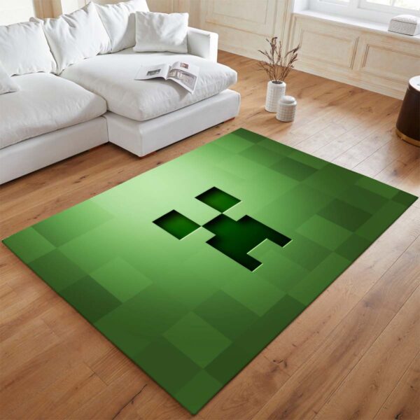 Tapis Minecraft – Visage de Creeper – Image 2