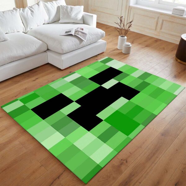 Tapis Minecraft – Creeper jeu vidéo – Image 2