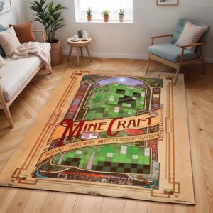 Tapis Minecraft – Creeper et personnages