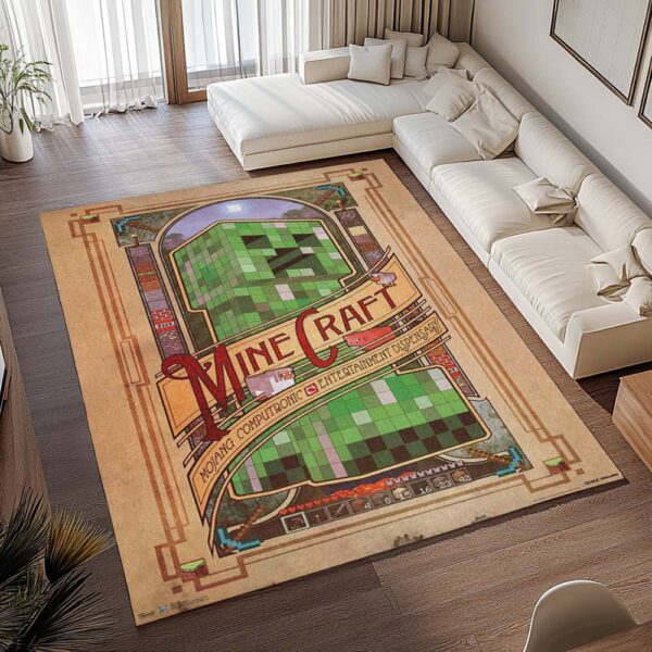Tapis Minecraft – Creeper et personnages – Image 2