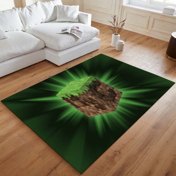 Tapis Minecraft – Bloc d’herbe – Image 2