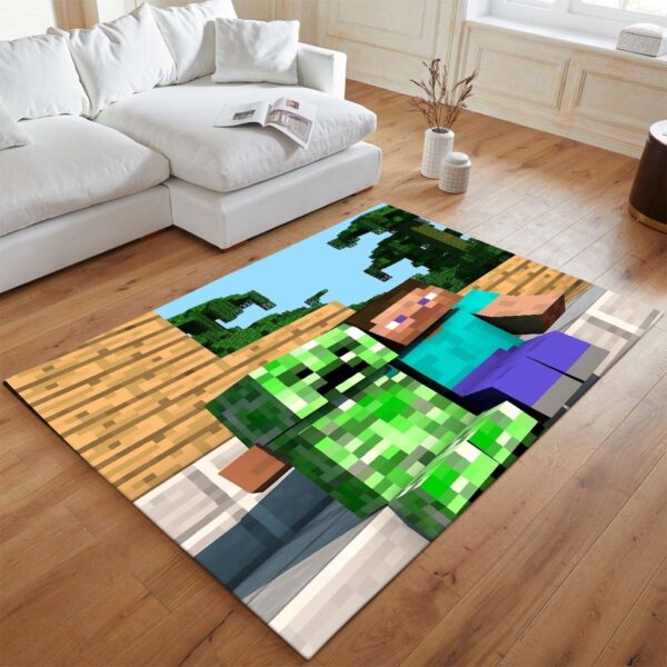 Tapis Minecraft – Steve et Creeper (tapis de jeu) – Image 2