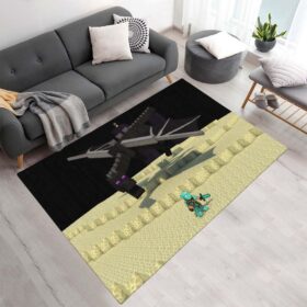 Tapis Minecraft – Steve et dragon de l’End