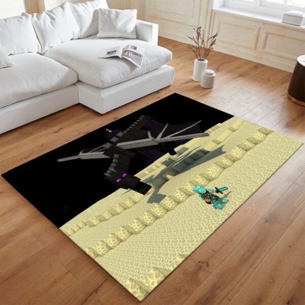 Tapis Minecraft – Steve et dragon de l’End – Image 2