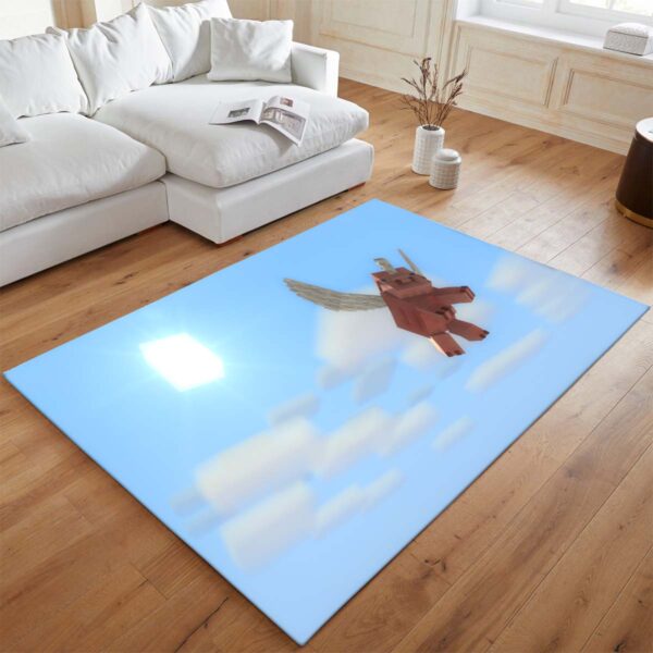 Tapis Minecraft – Quand les cochons volent – Image 2