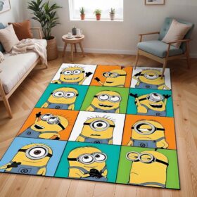 Tapis Minions – Expressions faciales