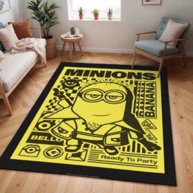Tapis Minions – Prêts pour la fête des bananes