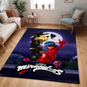 Tapis Miraculous Ladybug et Chat Noir 01