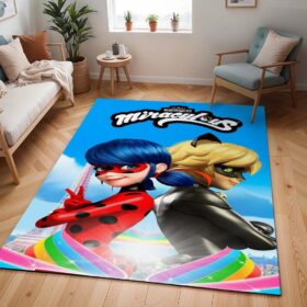 Tapis Miraculous Ladybug et Chat Noir 04