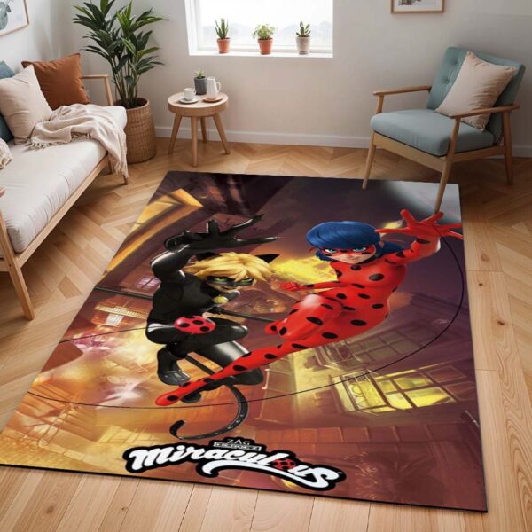 Tapis Miraculous Ladybug et Chat Noir 06