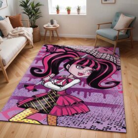 Tapis Monster High – Draculaura avec parapluie