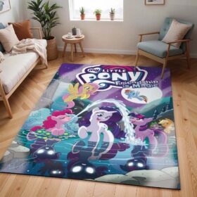 Tapis My Little Pony – Tous les personnages – L’amitié, c’est magique