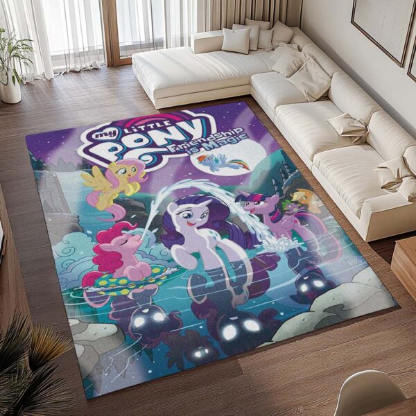 Tapis My Little Pony – Tous les personnages – L’amitié, c’est magique – Image 2