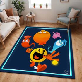 Tapis Pac-Man et les fantômes