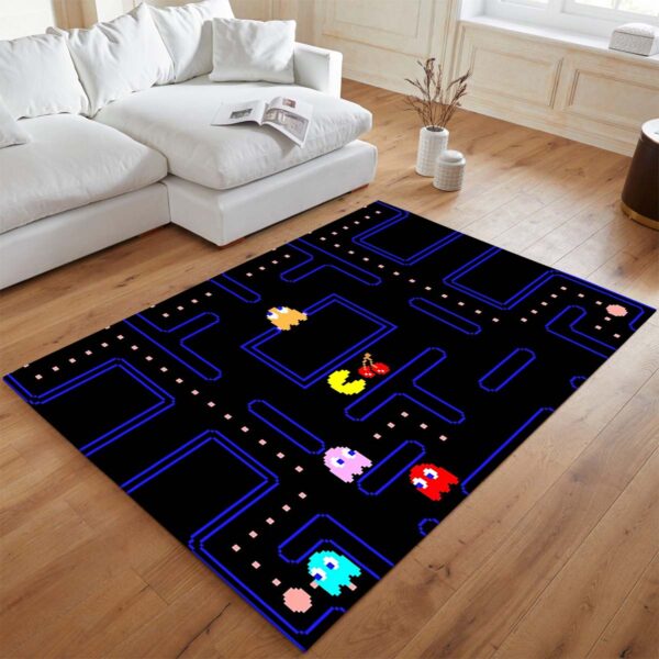Tapis Pac-Man – Donjon avec fantôme et fruit – Image 2