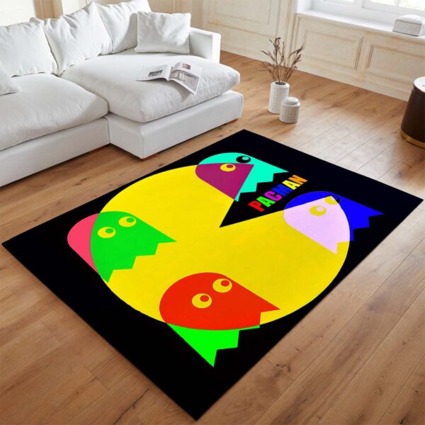Tapis Pac-Man mange des fantômes – Coloré – Image 2