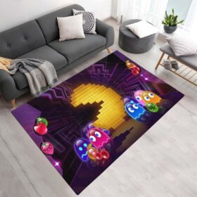 Tapis Pac-Man poursuit les fantômes