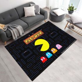 Tapis Pac-Man joue avec les fantômes