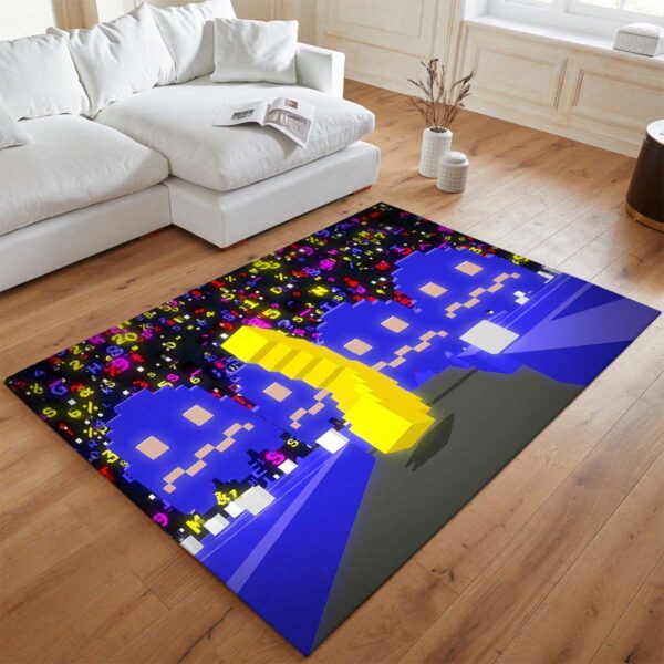 Tapis Pac-Man et les fantômes – Style Minecraft – Image 2